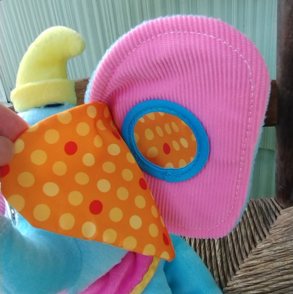 Disney Baby Activity Dumbo Developmental 9" Plush Soft Toy Stuffed Animal - Picture 4 of 16